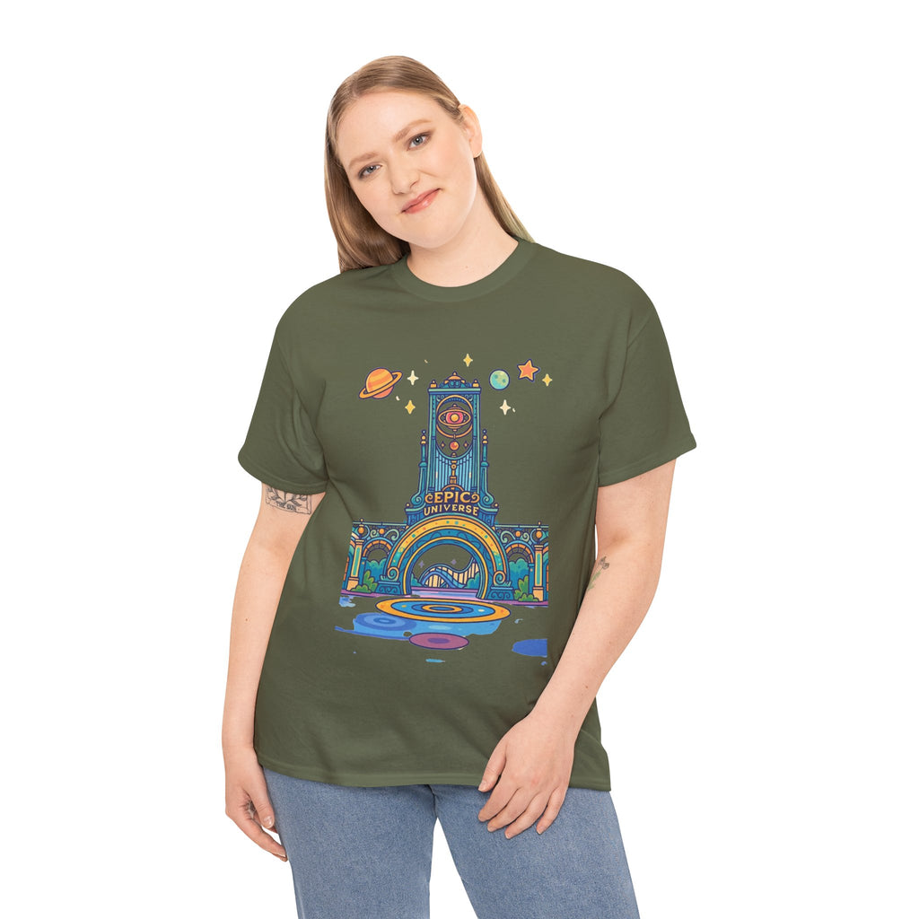Universal Studios Family Vacation T-Shirt — Retro Space Theater Graphic Tee
