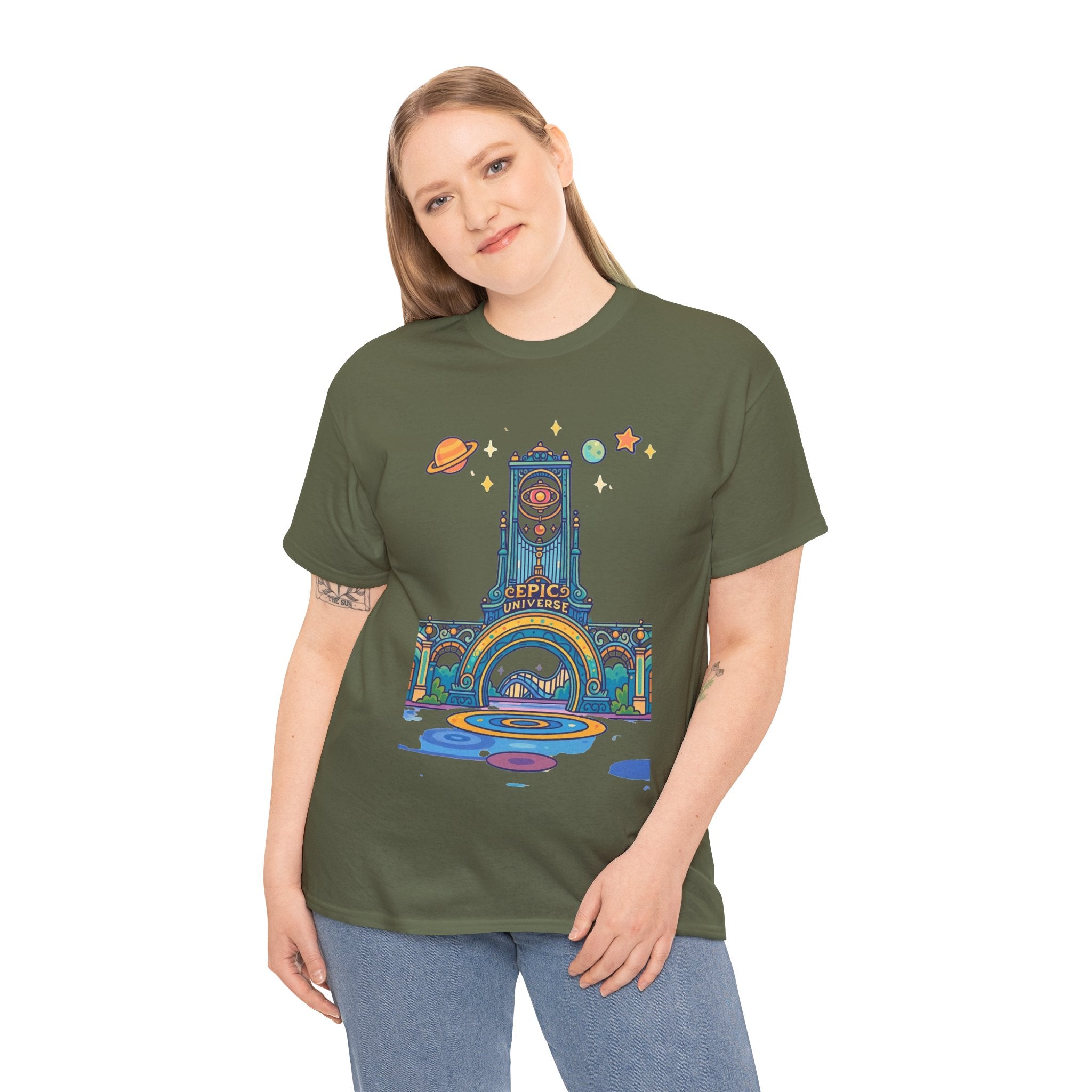 Universal Studios Family Vacation T-Shirt — Retro Space Theater Graphic Tee