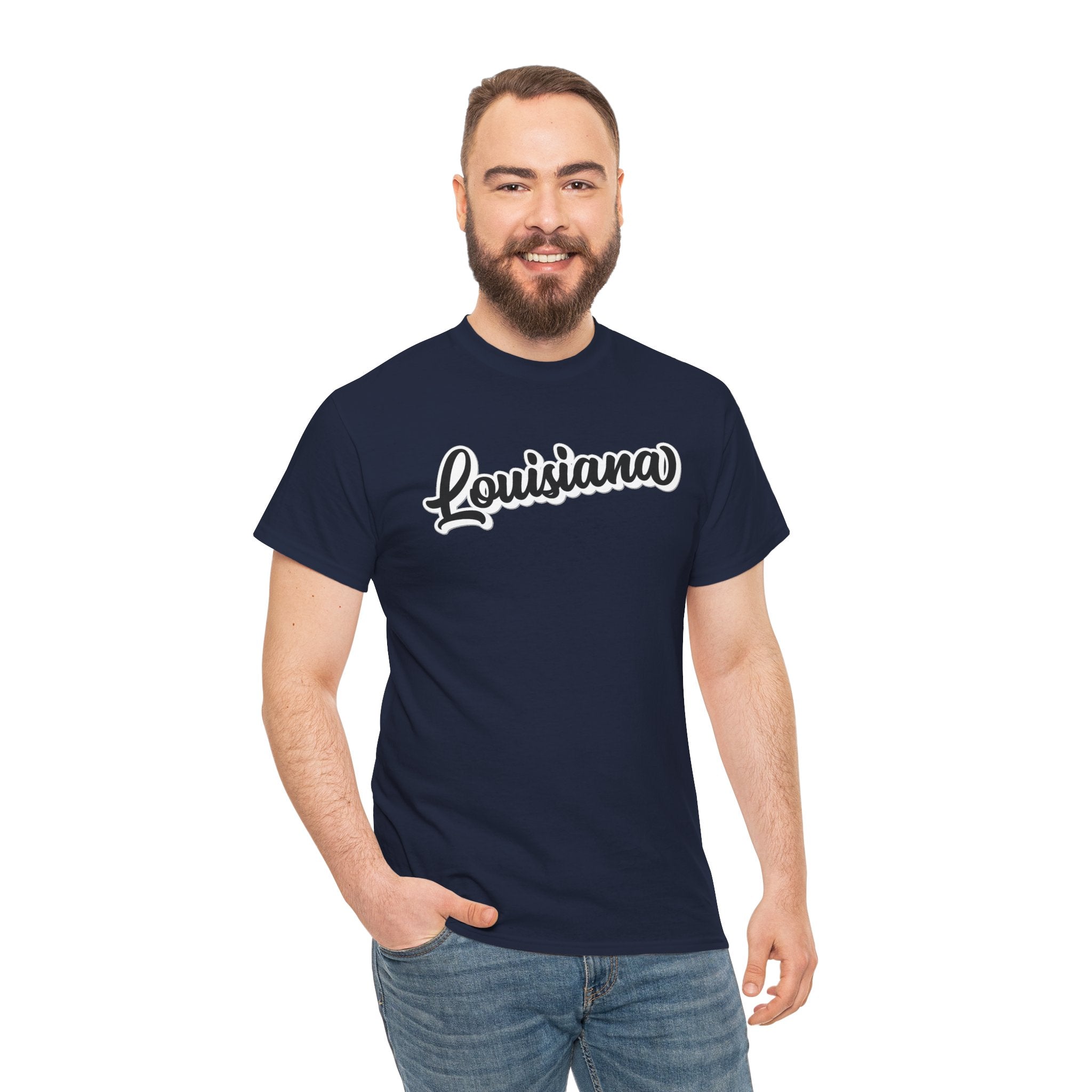 Louisiana Script Cotton T-Shirt