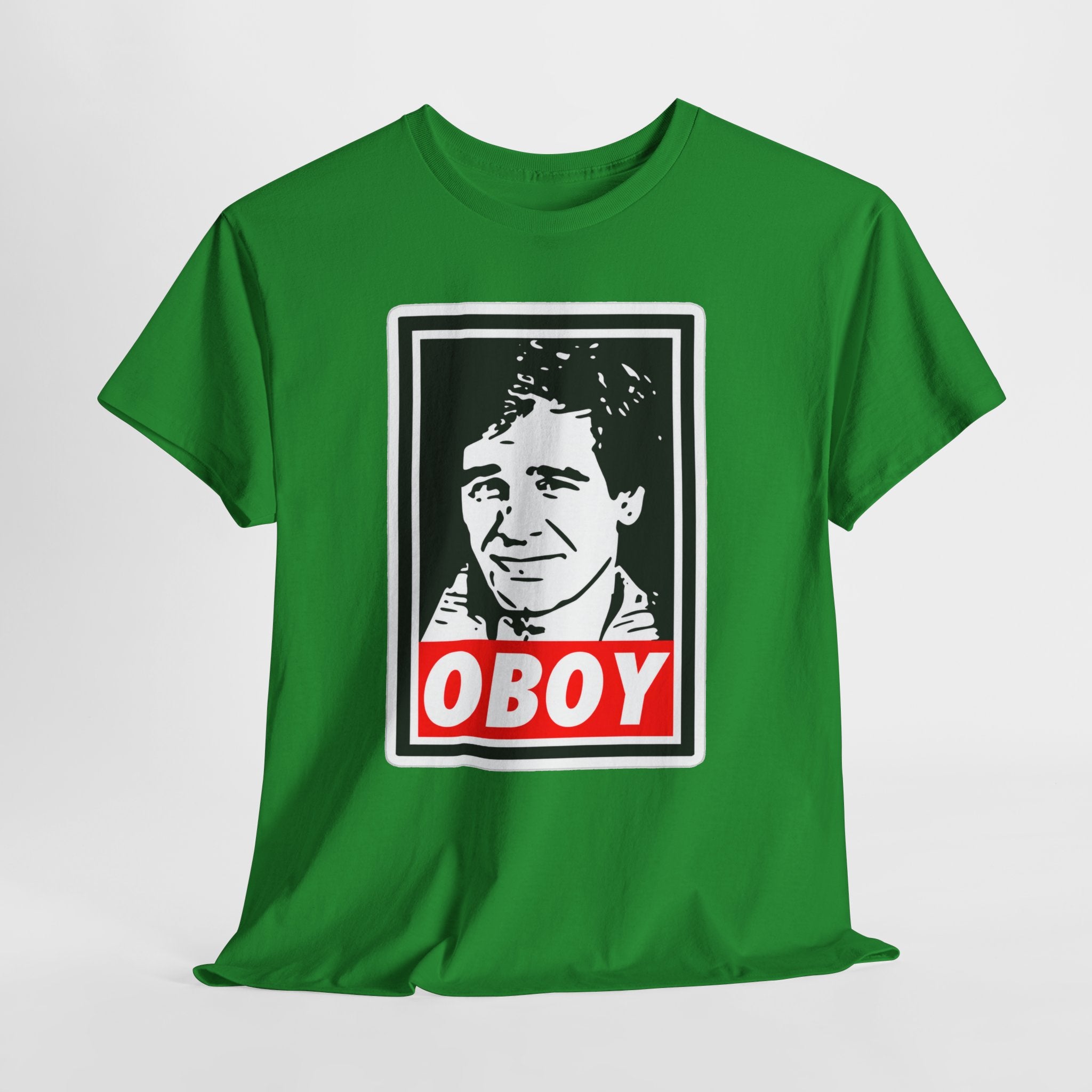 Oboy Quantum Leap Graphic Tee — Retro Pop Art Portrait T‑Shirt