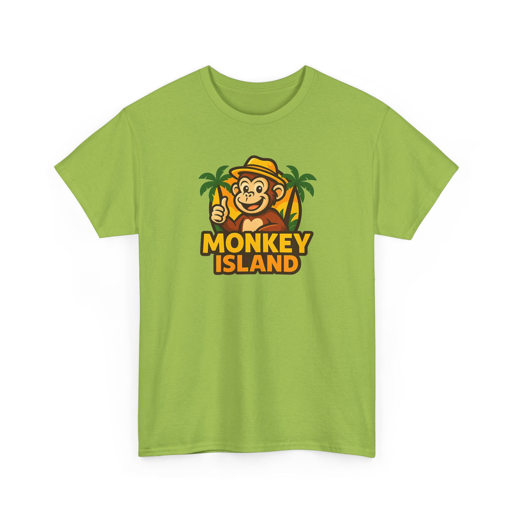 Monkey Island T-Shirt — Cute Tropical Monkey Logo Tee