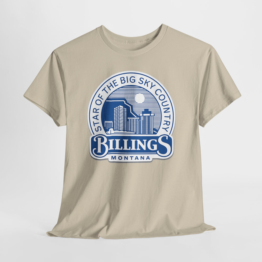 Billings Montana Tee — "Star of the Big Sky Country" Retro City Skyline T-Shirt