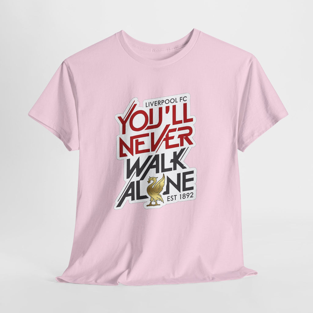 Liverpool You'll Never Walk Alone Cotton T-Shirt — Liverpool FC Fan Tee