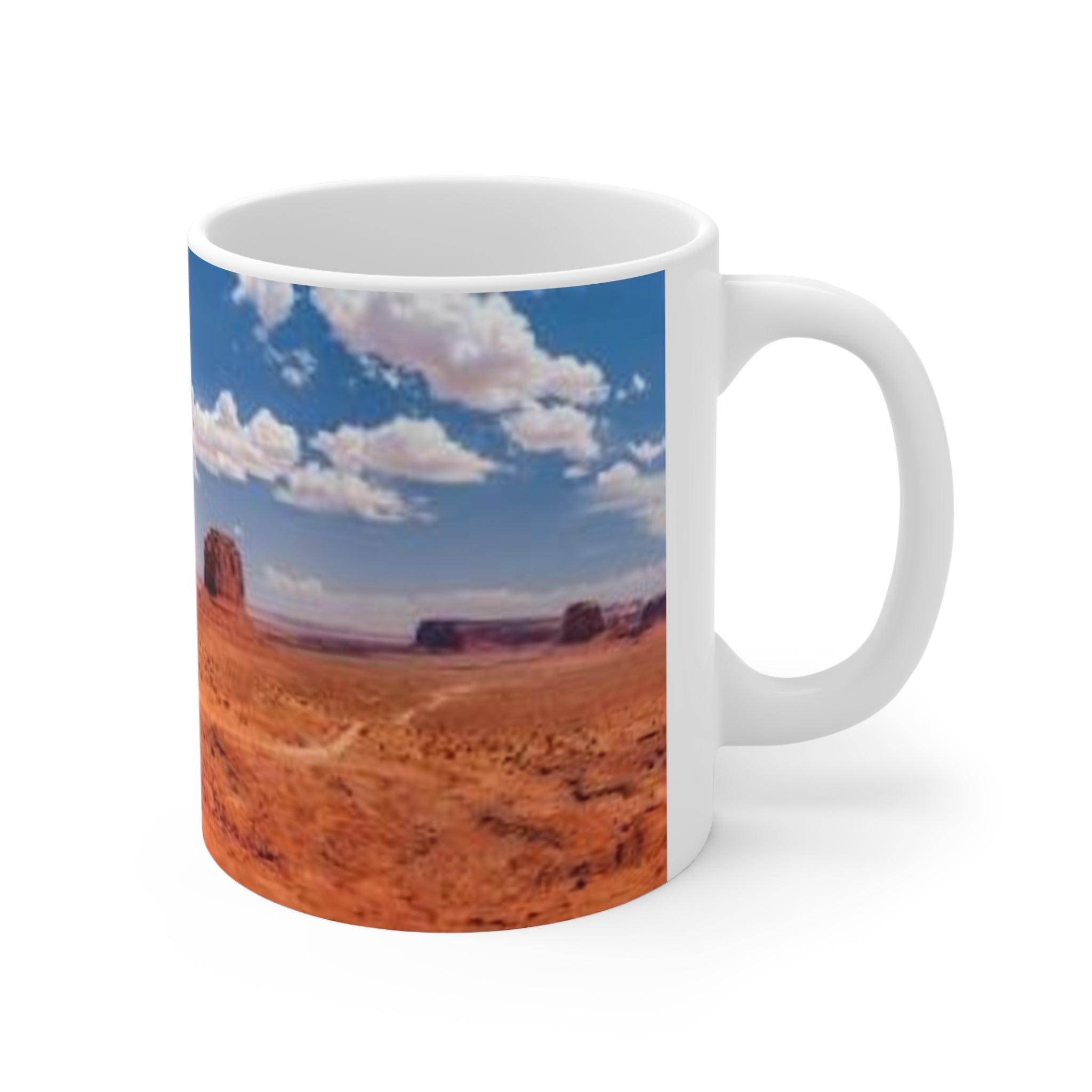 Monument Valley Desert Panorama Mug – Southwestern Landscape Coffee Cup (11oz/15oz)