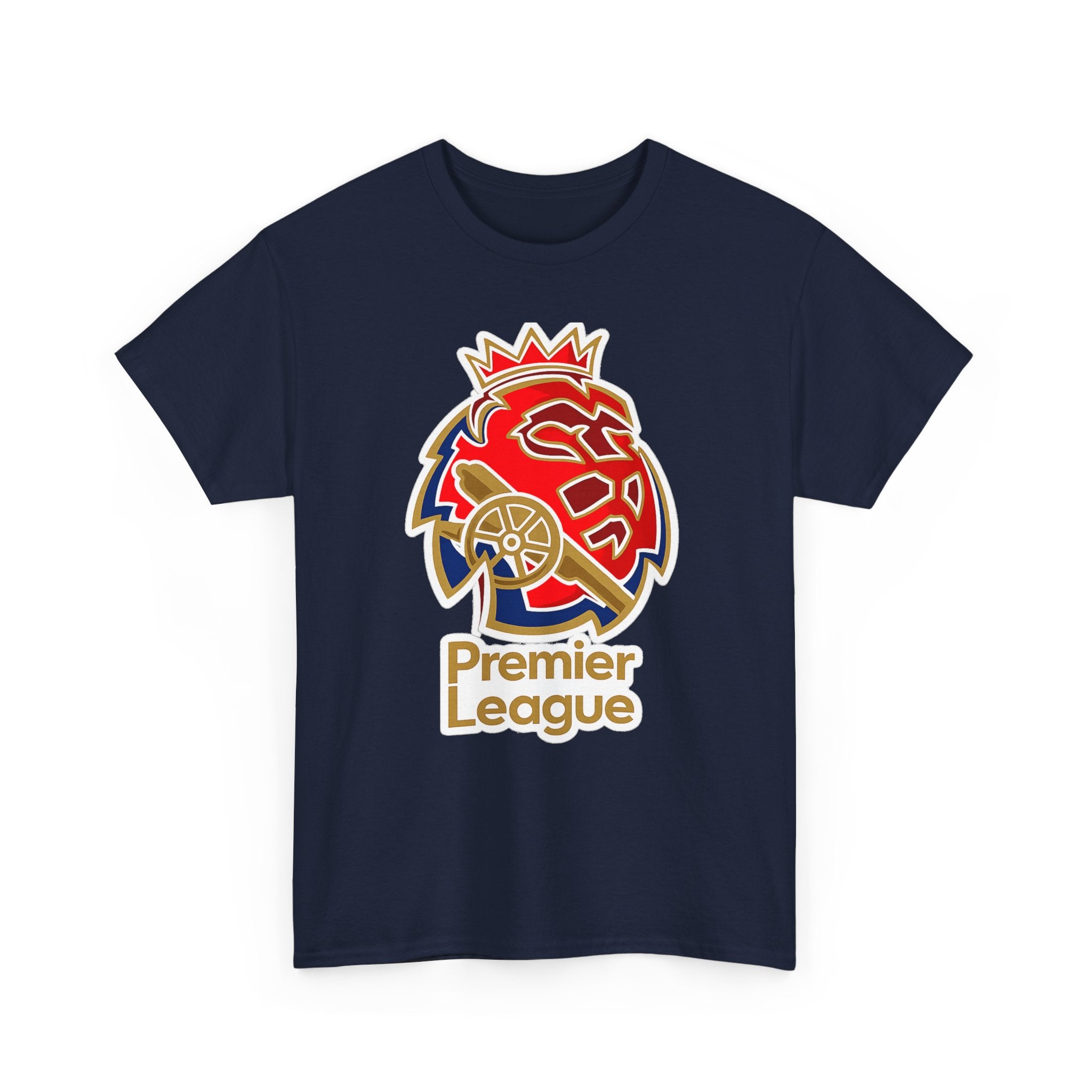 Arsenal Premier League Lion Logo T-Shirt — Soccer Fan Tee