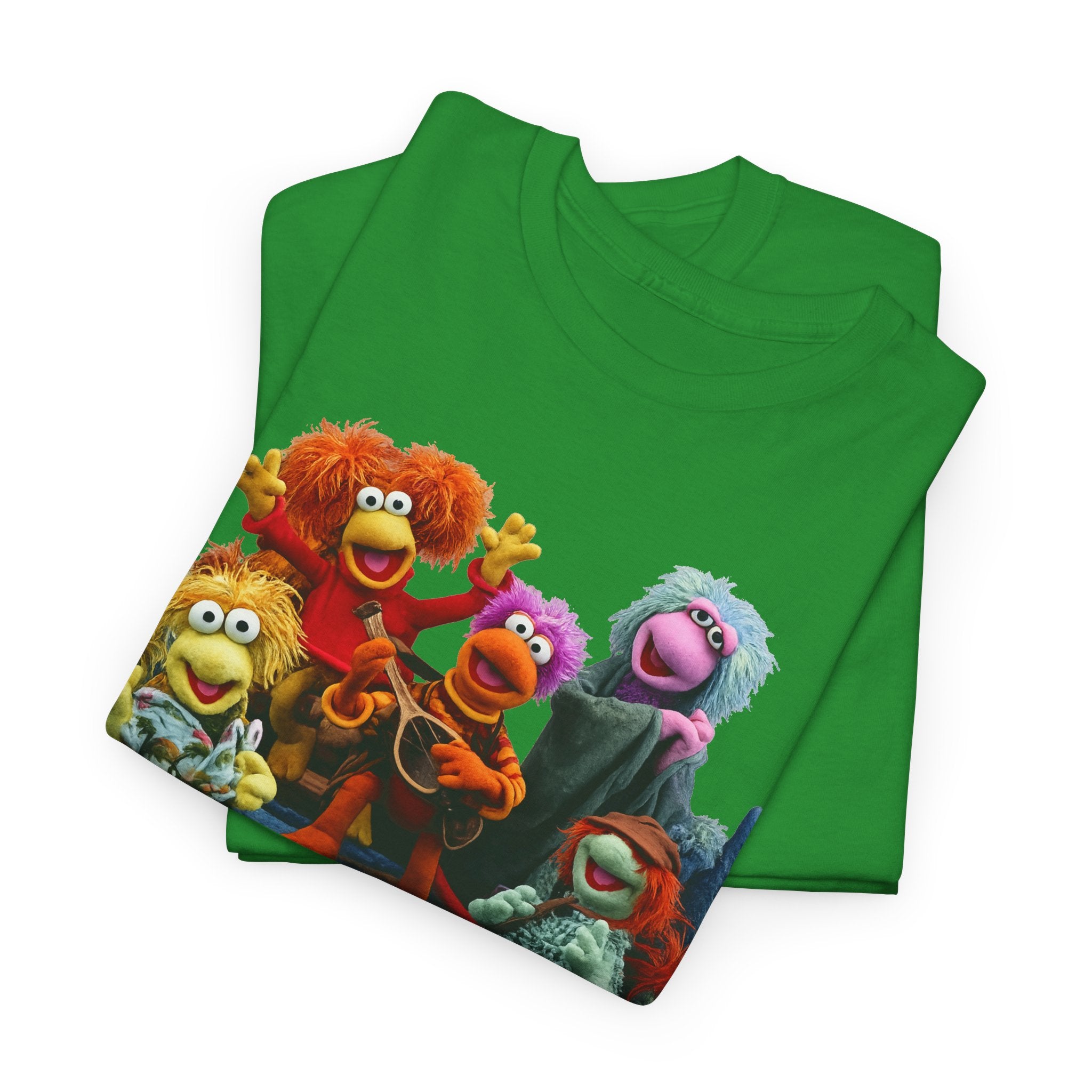 Fraggle Rock Muppet Crew Graphic Tee — Vintage Puppet Group T-Shirt