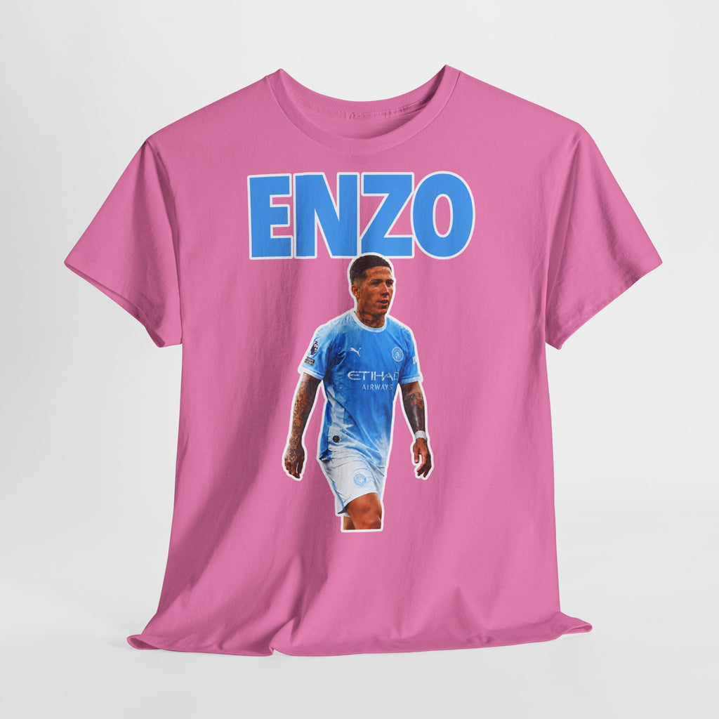 Enzo Fernandez Manchester City Inspired Cotton T-Shirt