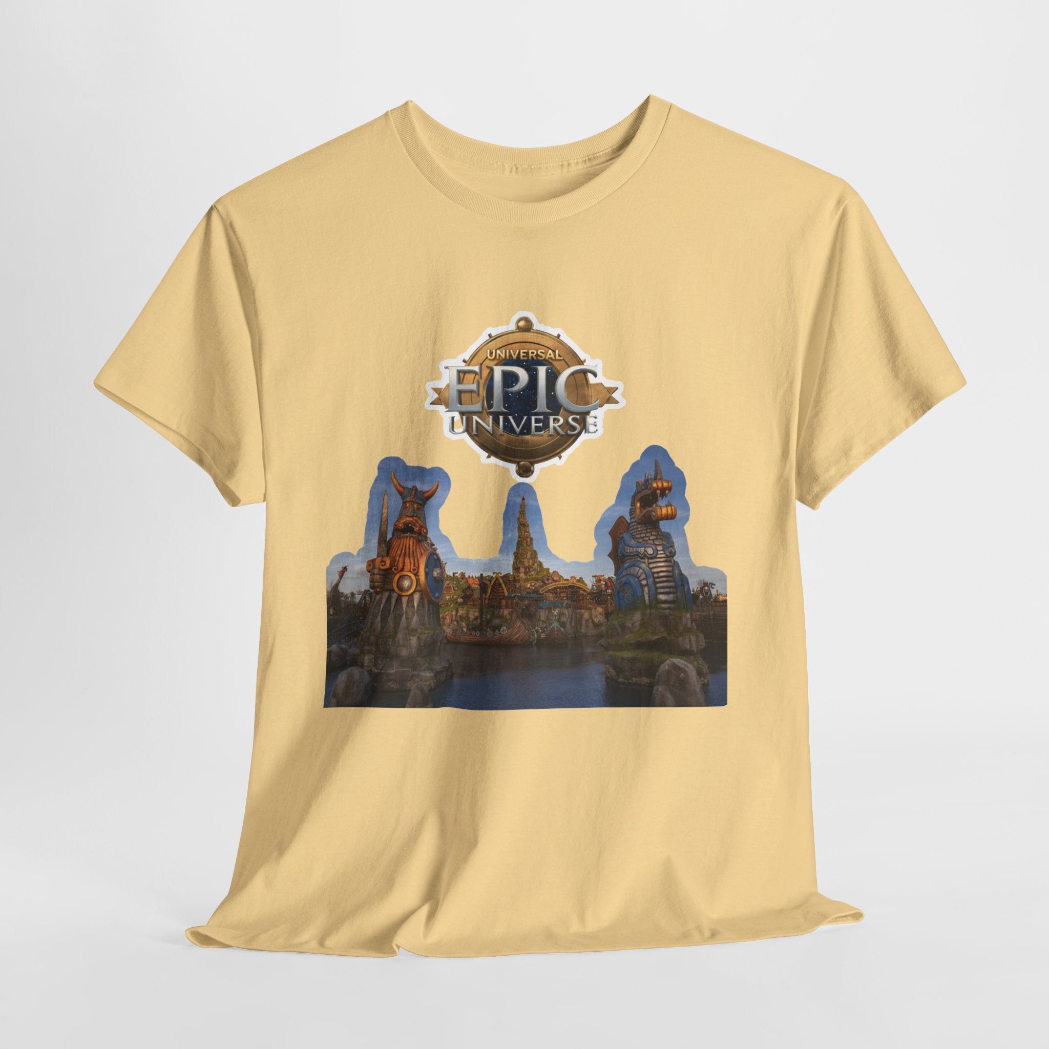 Epic Universe Theme Park T‑Shirt — Iconic Entrance Graphic Tee