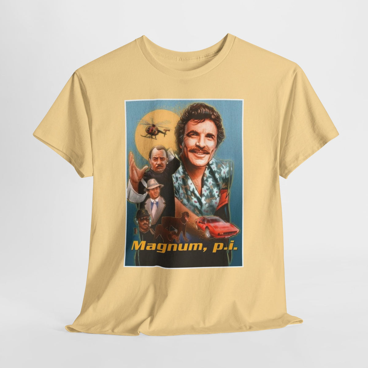 Magnum, P.I. Retro TV Show Inspired Cotton T-Shirt