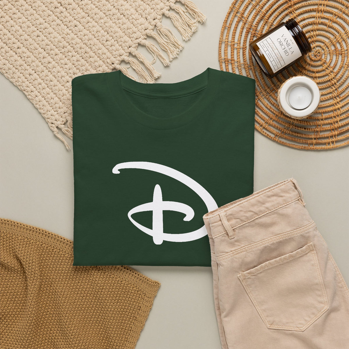 Disney "D" Unisex Heavy Cotton Tee