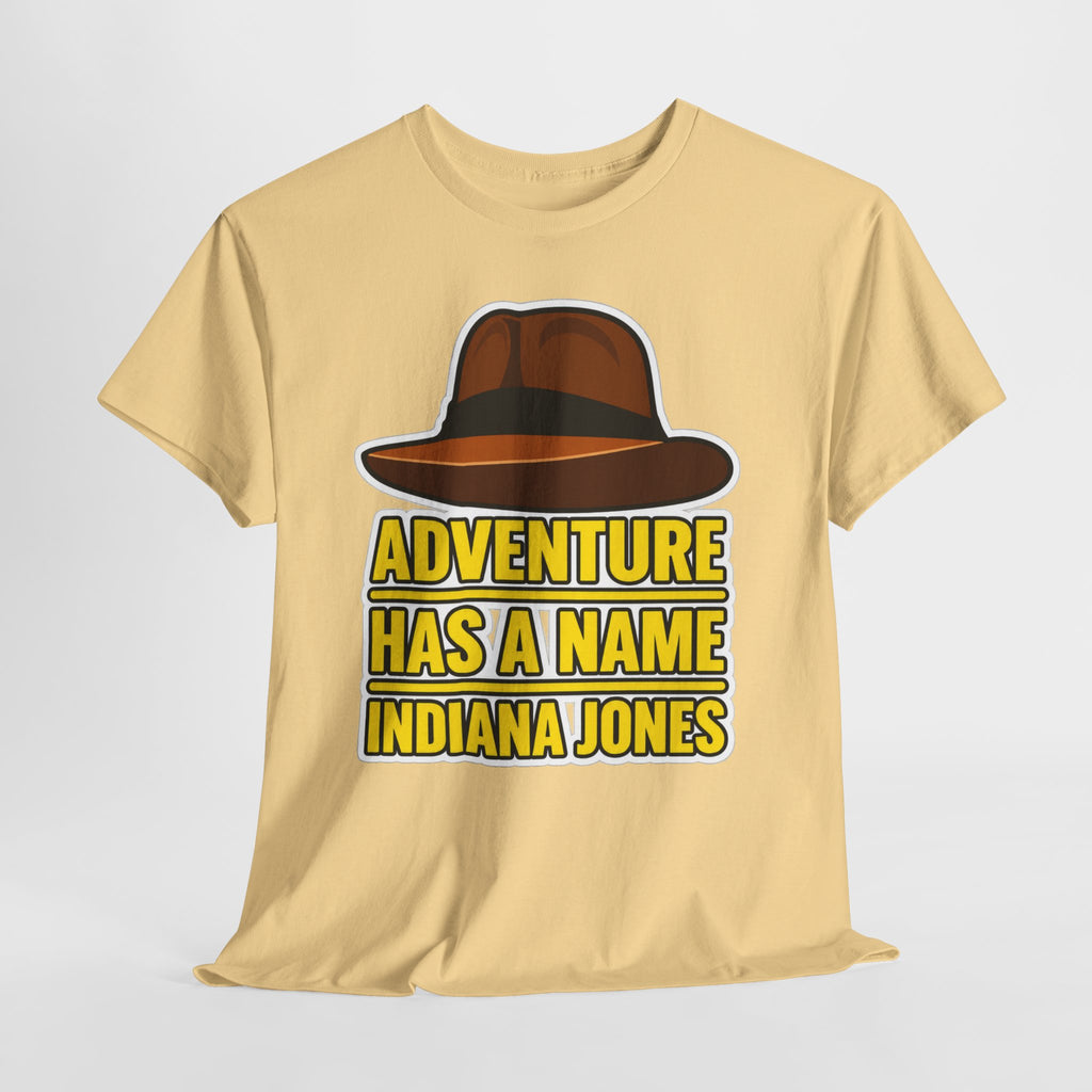 Adventure Has a Name Indiana Jones Graphic Cotton T-Shirt