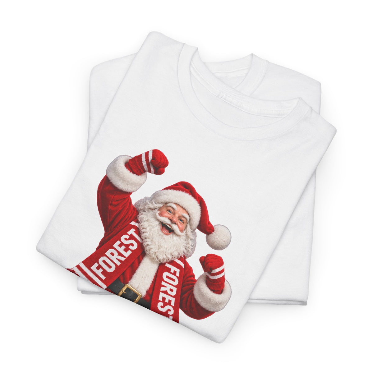Nottingham Forest Santa Claus Dancing T‑Shirt — Vintage Christmas Holiday Tee