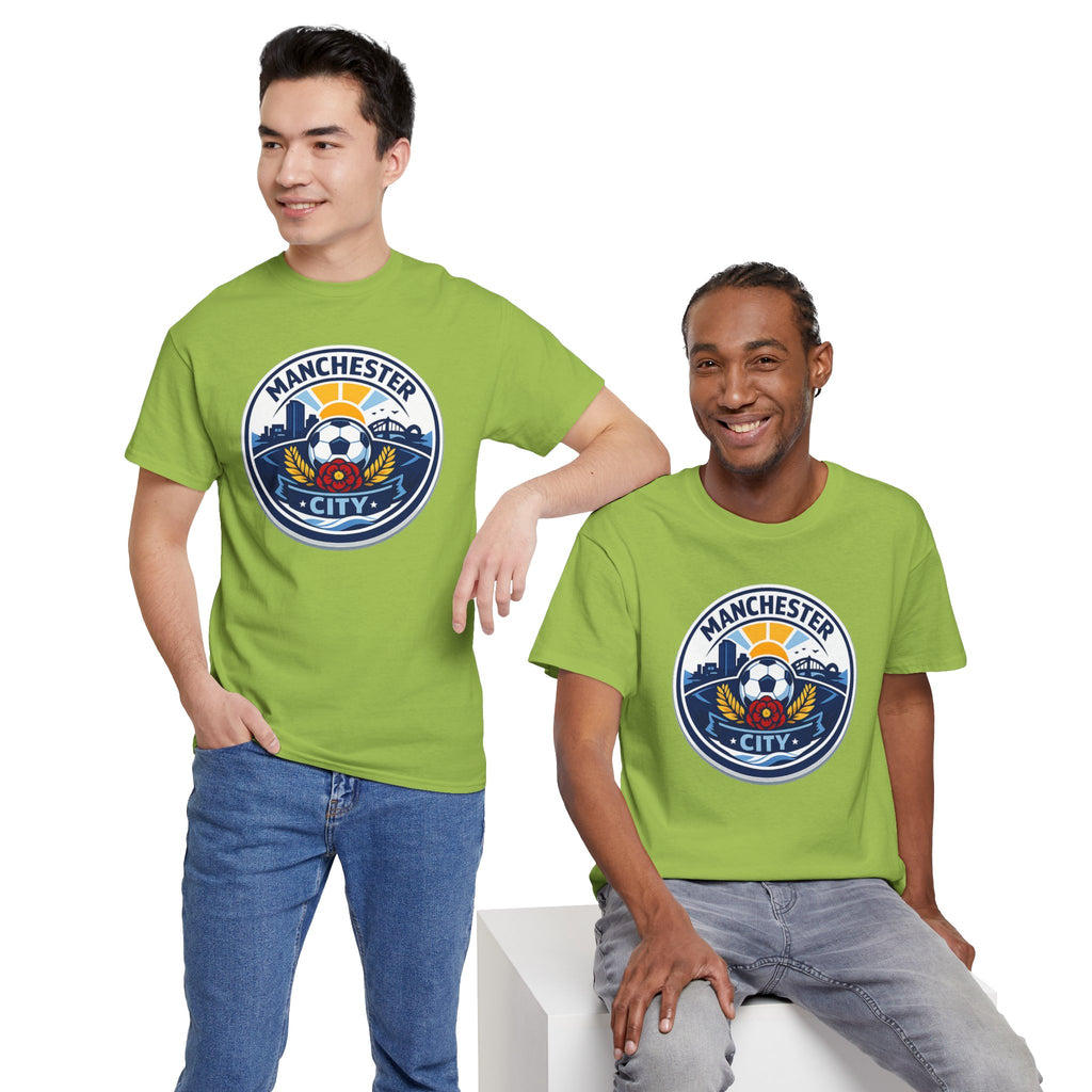 Manchester City Unofficial Soccer Logo T-Shirt — Football Fan Tee