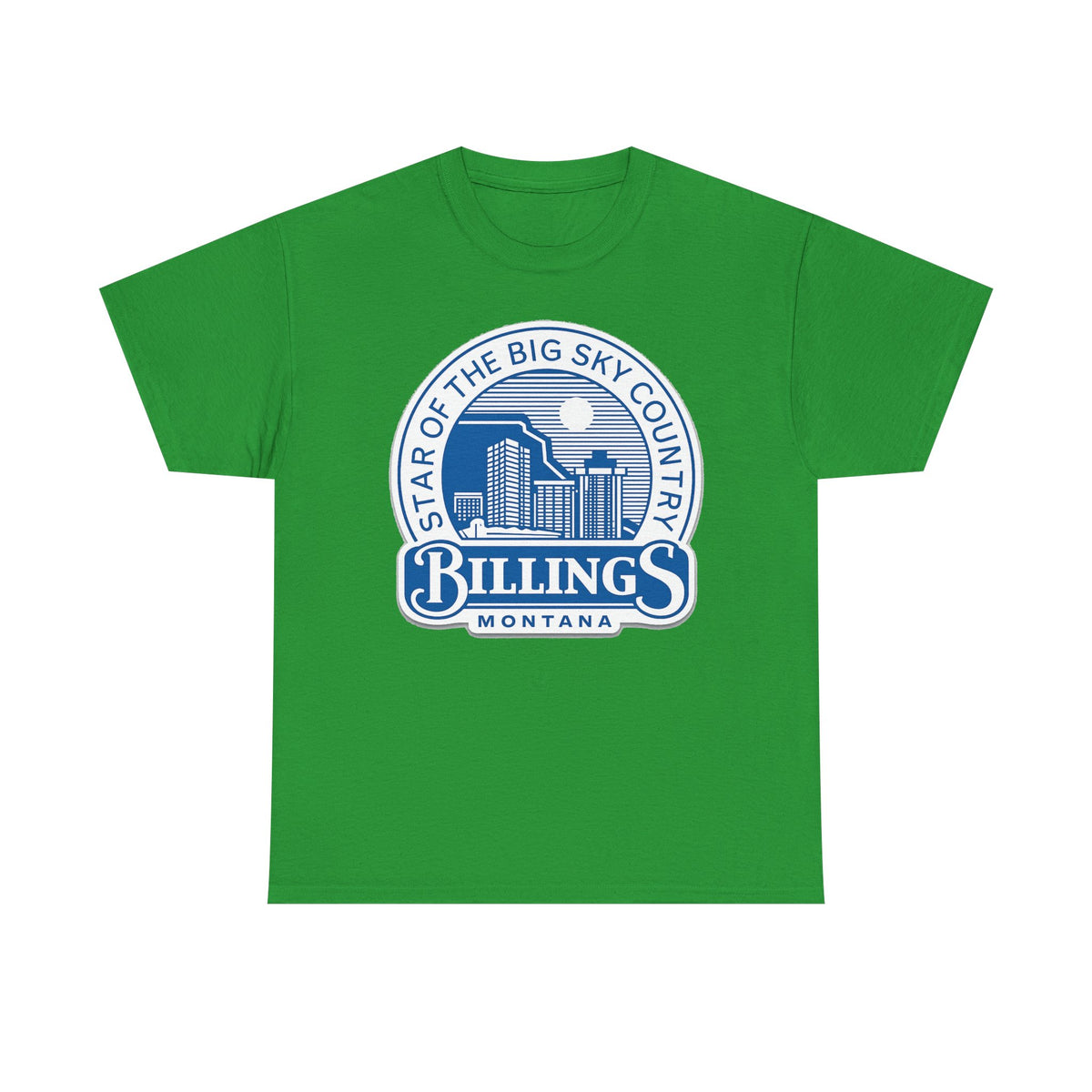 Billings Montana Tee — "Star of the Big Sky Country" Retro City Skyline T-Shirt