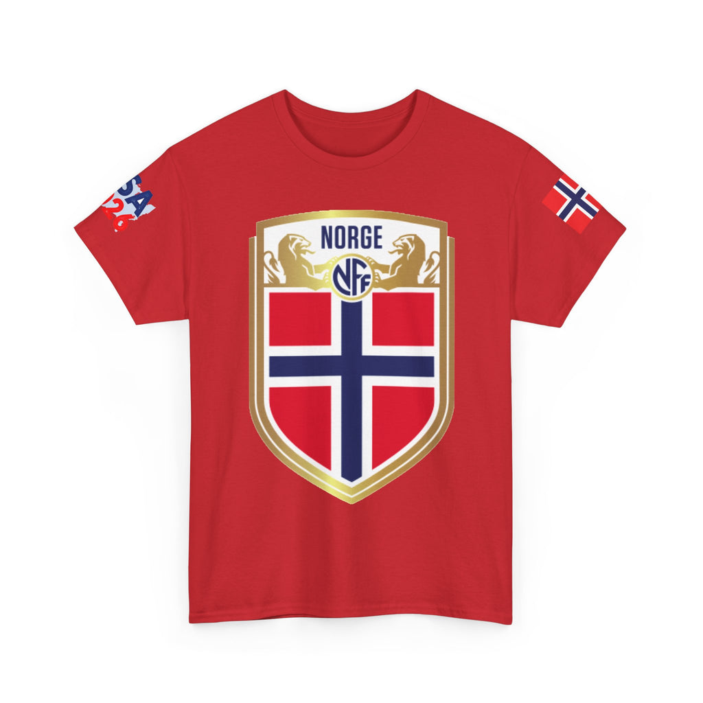 Norway Football Tee — "Braut Haaland" #9 Fan Shirt