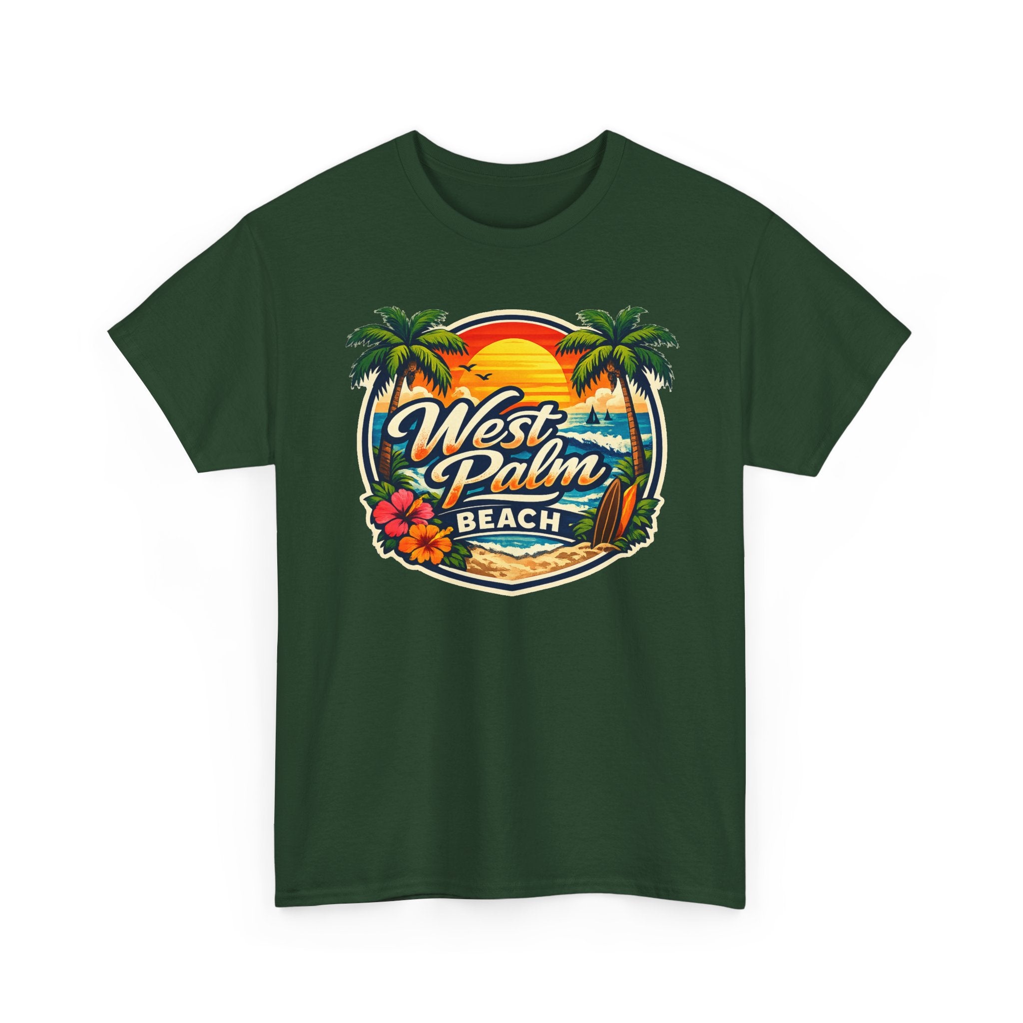 West Palm Beach Retro Sunset T-Shirt
