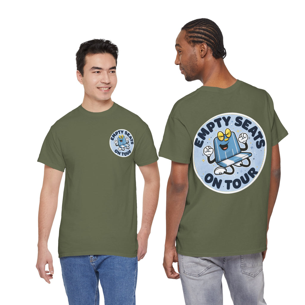 Manchester City T-Shirt — 'Empty Blue Seats On Tour' Retro Skate Graphic Tee