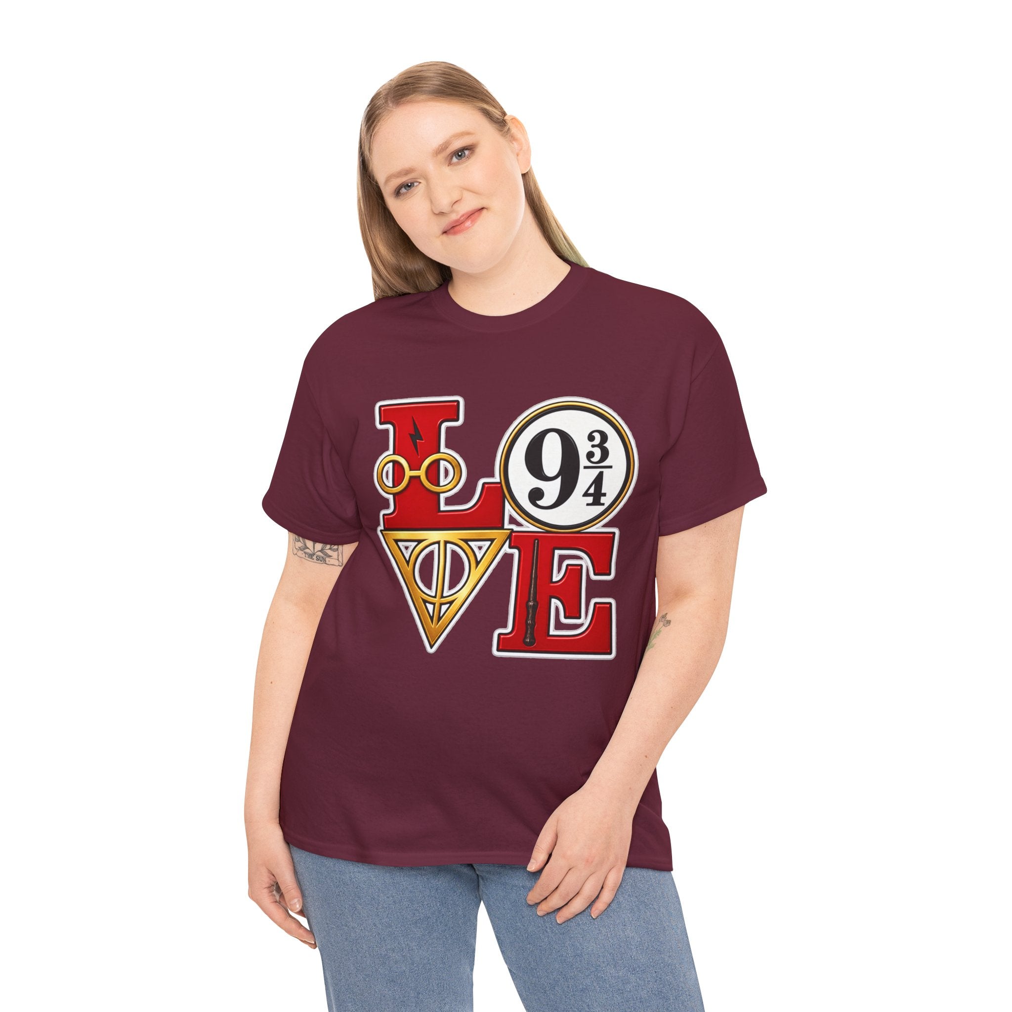 Harry Potter Inspired Love 9 3/4 Wizardry Tee
