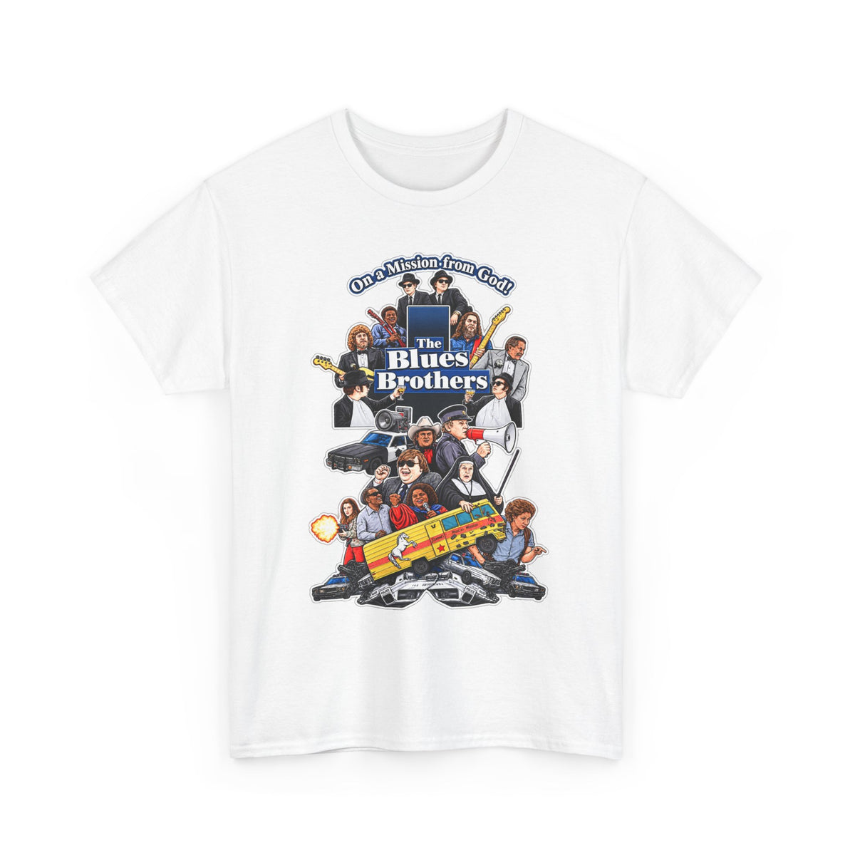 The Blues Brothers Movie Graphic Cotton T-Shirt