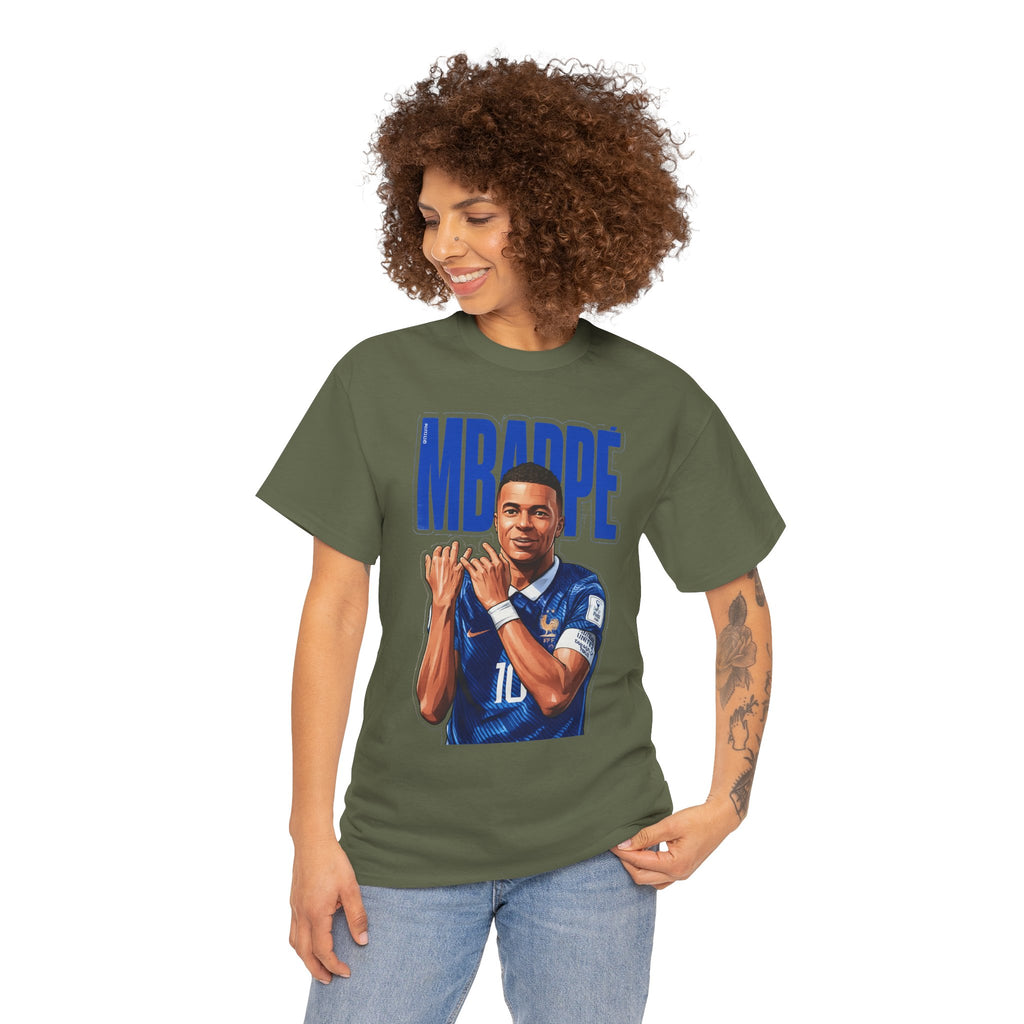 MBAPPE Graphic Shirt Soccer Star Portrait Tee — "