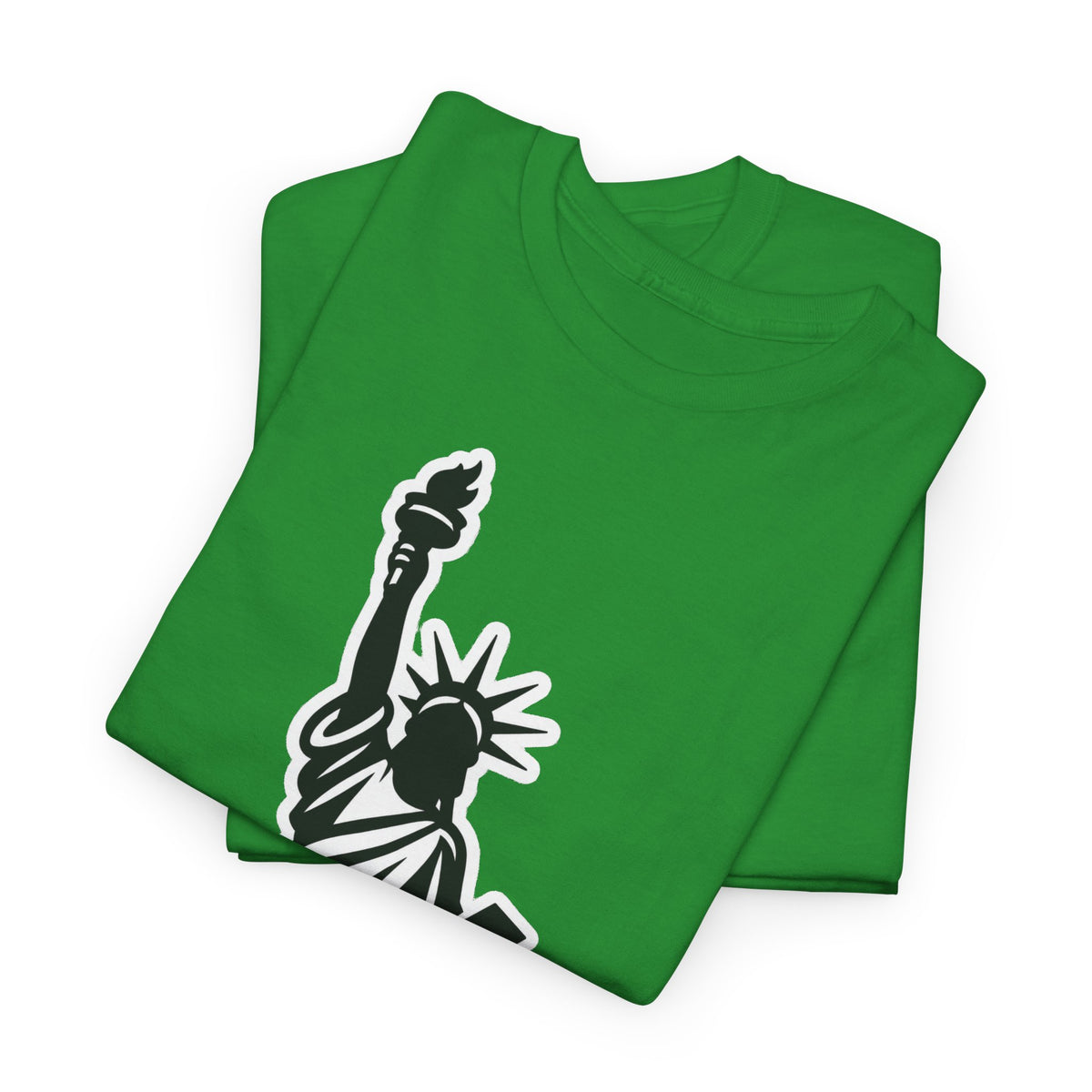 New York City Statue of Liberty Graphic Cotton T-Shirt / Tee