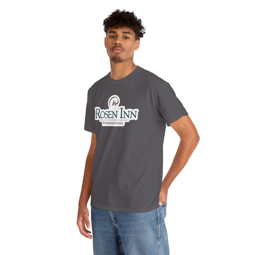 Rosen Inn International Inspired Logo Cotton T-Shirt Tee
