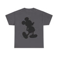 Mickey Mouse Silhouette Graphic Tee — Retro Cartoon Shadow T-Shirt