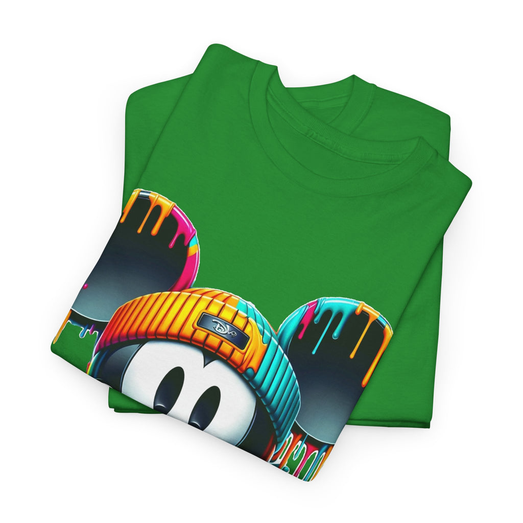 Mickey Graphic Tee — Colorful Street Art Mouse Character T-Shirt