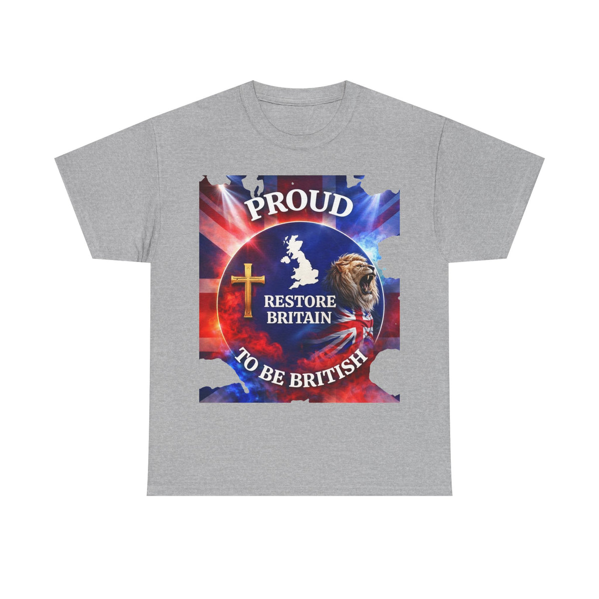 Proud to Be British Restore Britain Cotton T‑Shirt