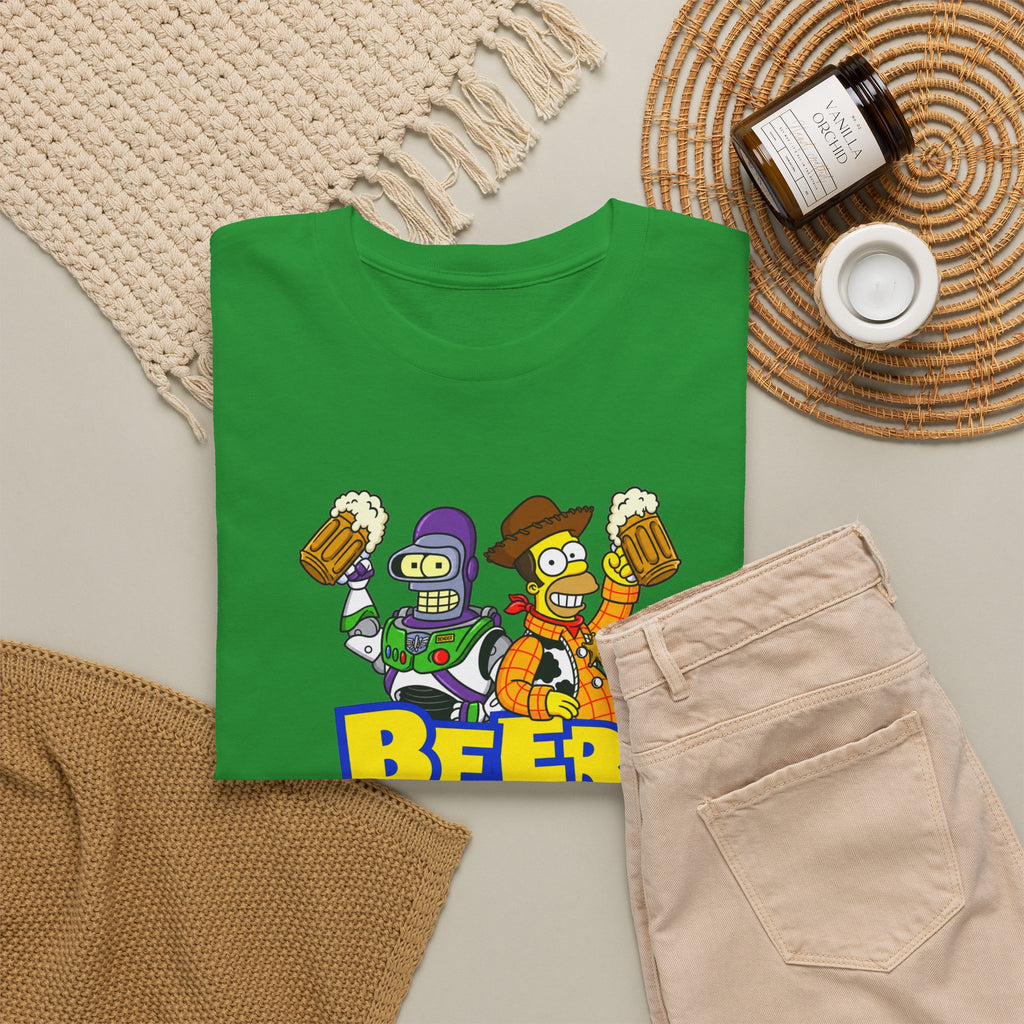 Beer Story T-Shirt — Funny Cartoon Beer Buddies Graphic Tee