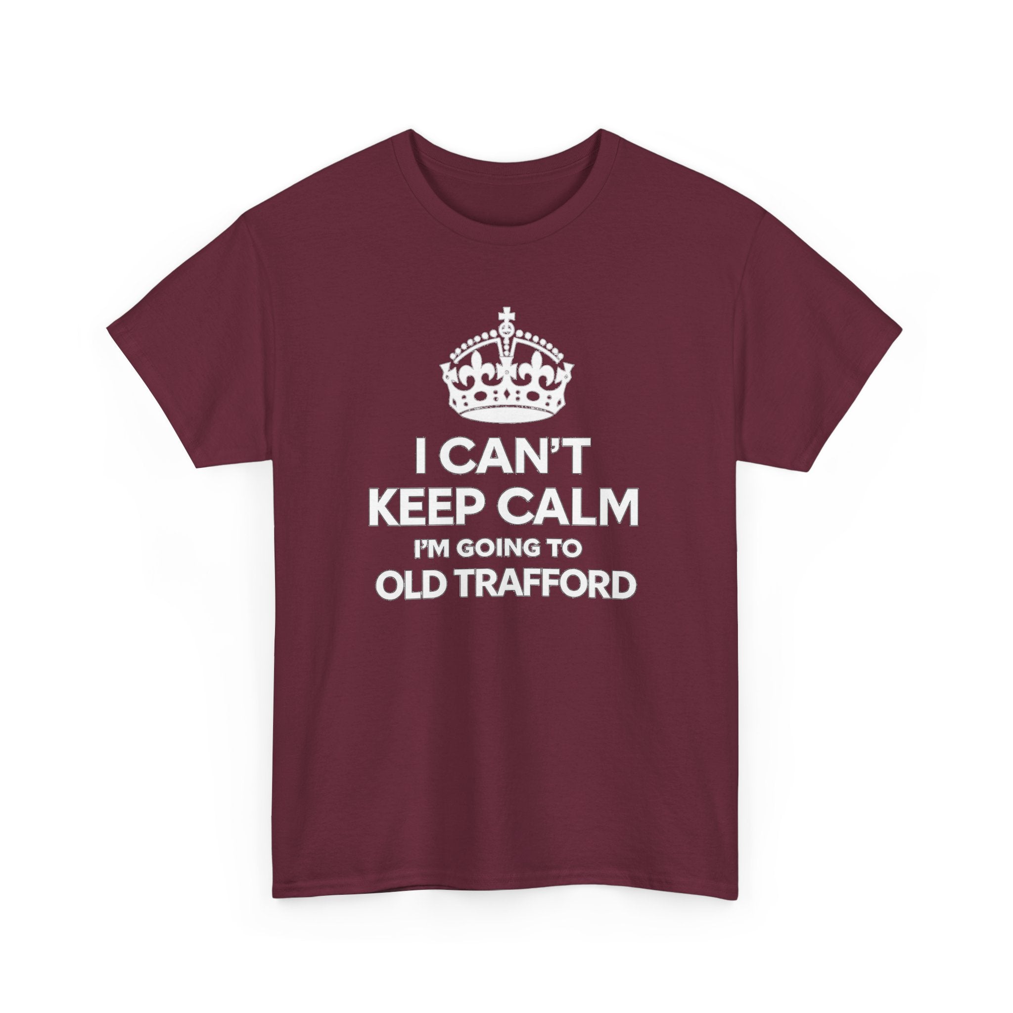 Old Trafford Football T‑Shirt — "I Can't Keep Calm I'm Going to Old Trafford" Fan Tee