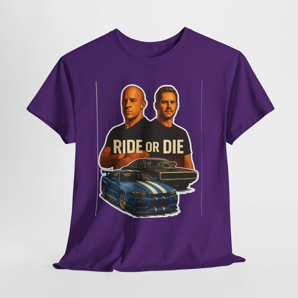 Ride or Die Street Racing Graphic Cotton Tee