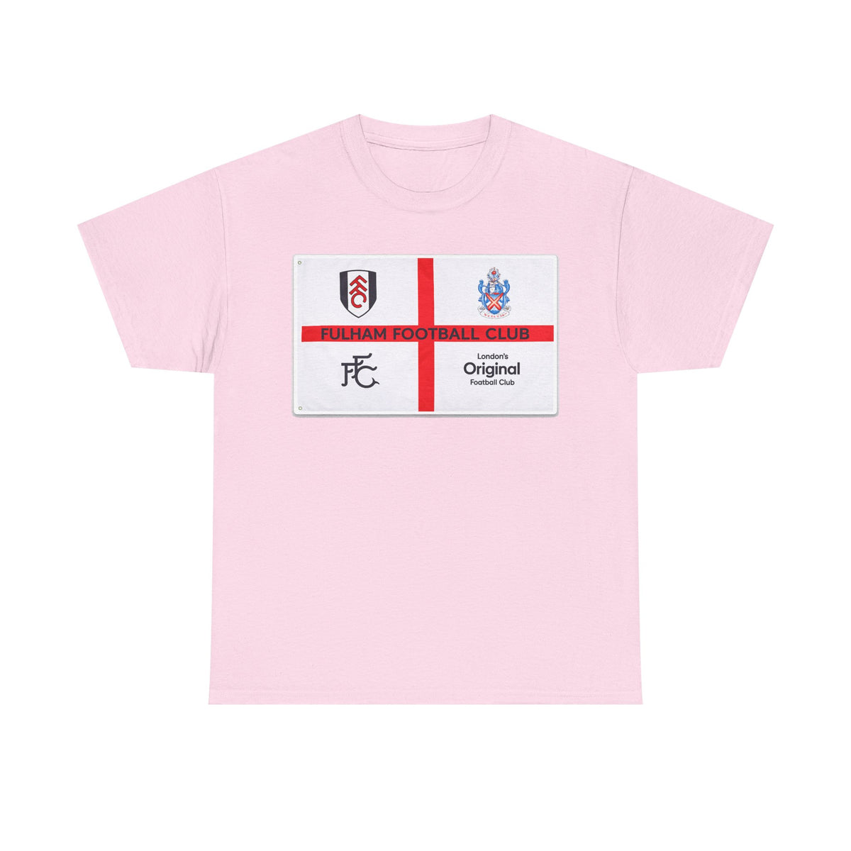 Fulham Football Club Crest Tee — St George’s Cross Football Shirt