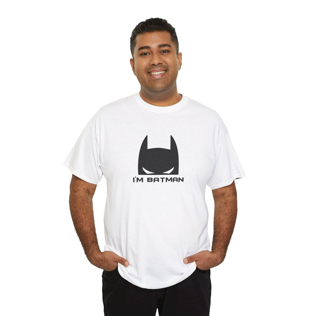 I'm Batman Graphic Tee — Funny Superhero Mask T-Shirt