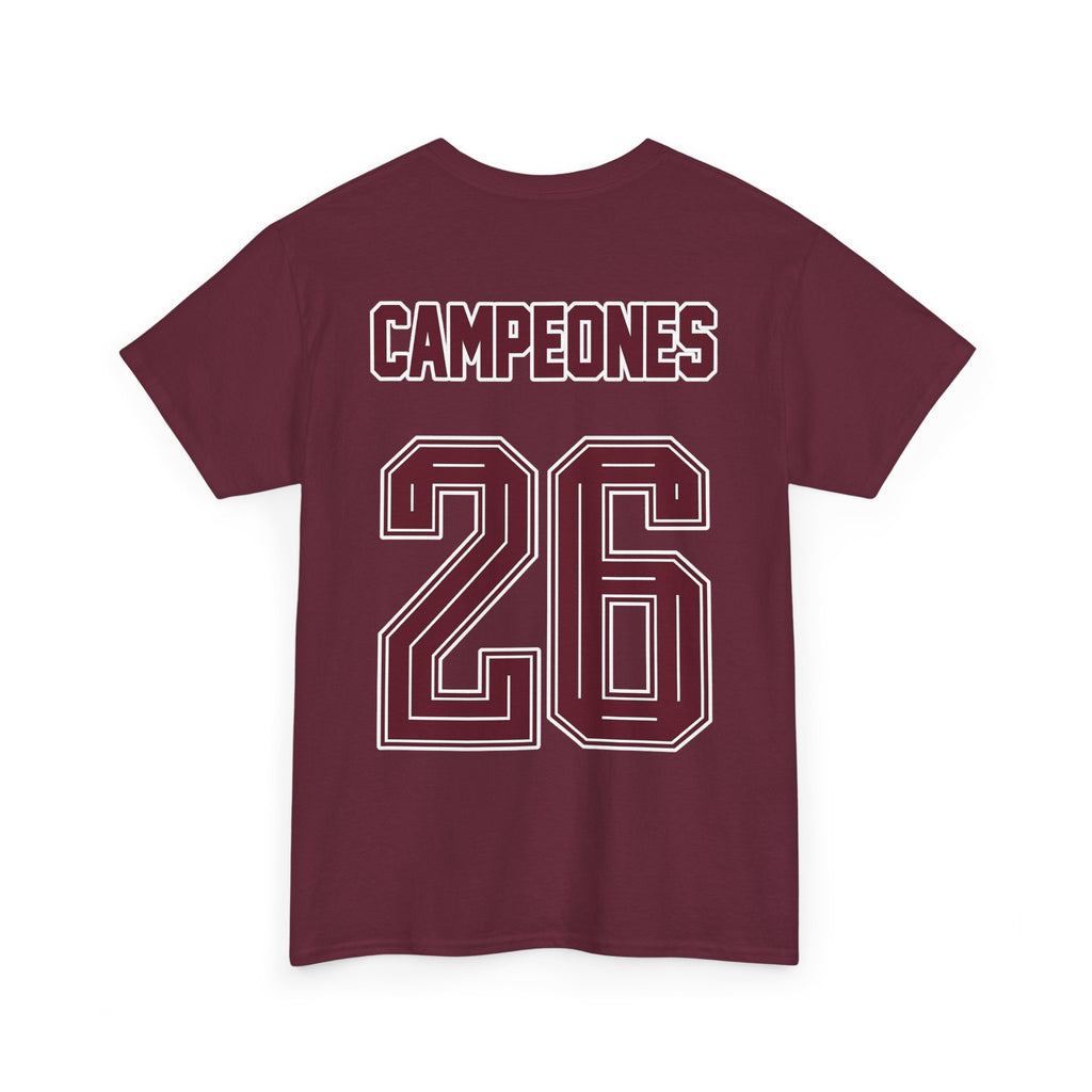 Spain World Champions 'Campeones 26' Cotton T‑Shirt
