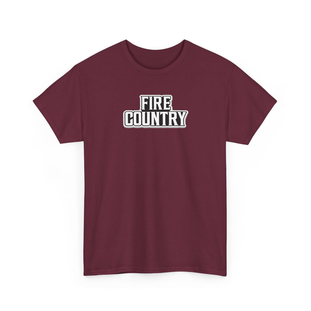 Fire Country Cotton T-Shirt — Bold Graphic Tee