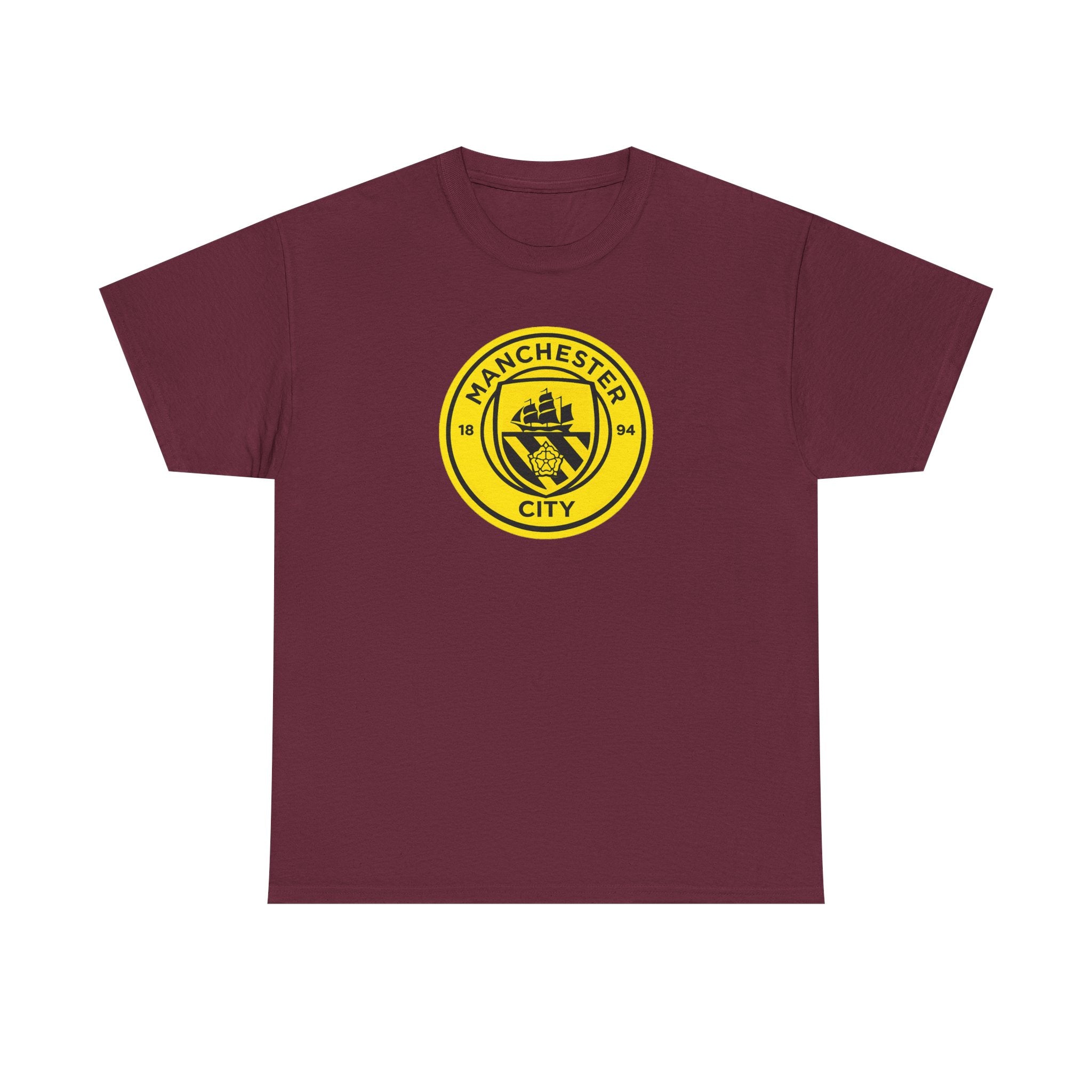 Manchester City Yellow Crest T-Shirt