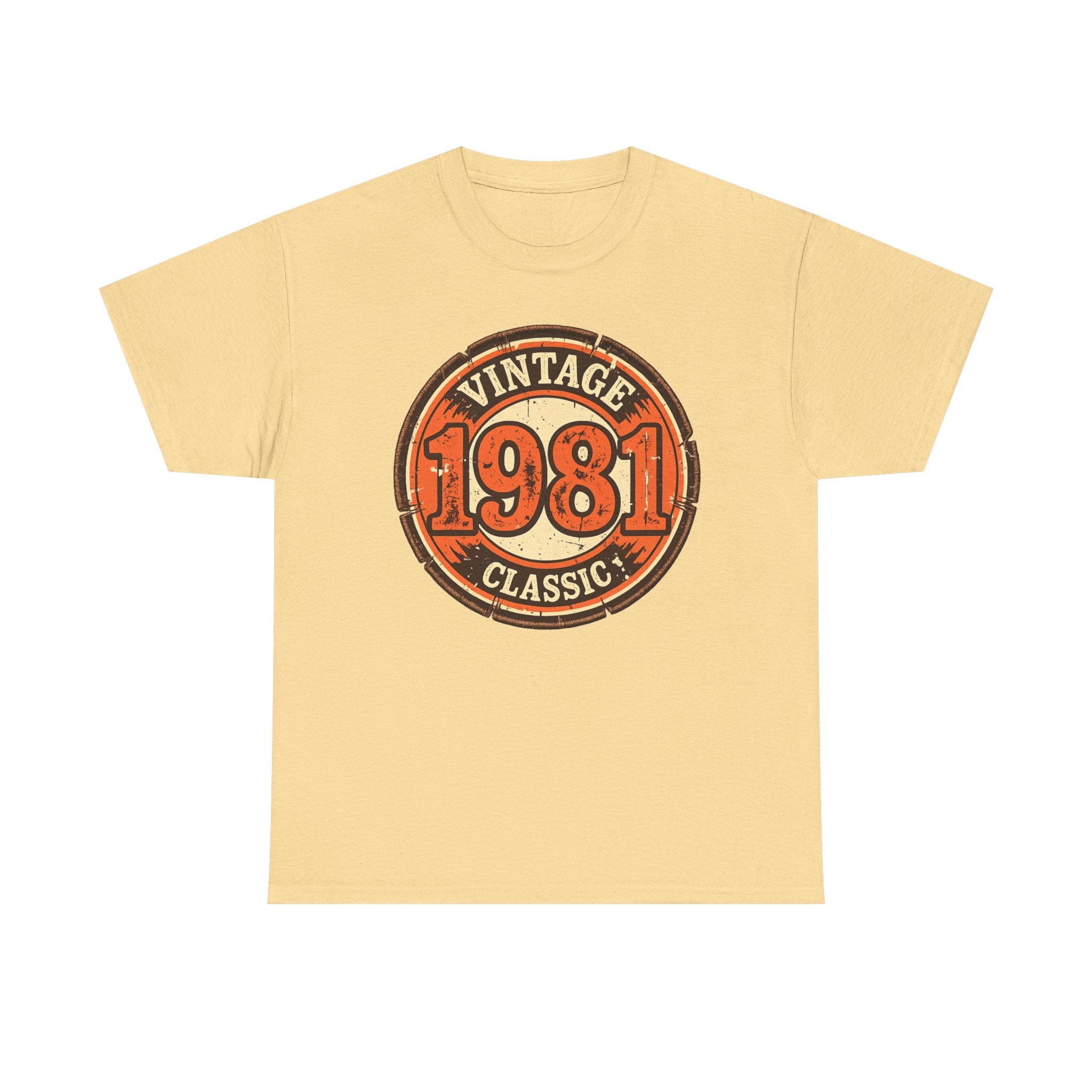 Vintage 1981 Classic T-Shirt — Retro Birthday Tee