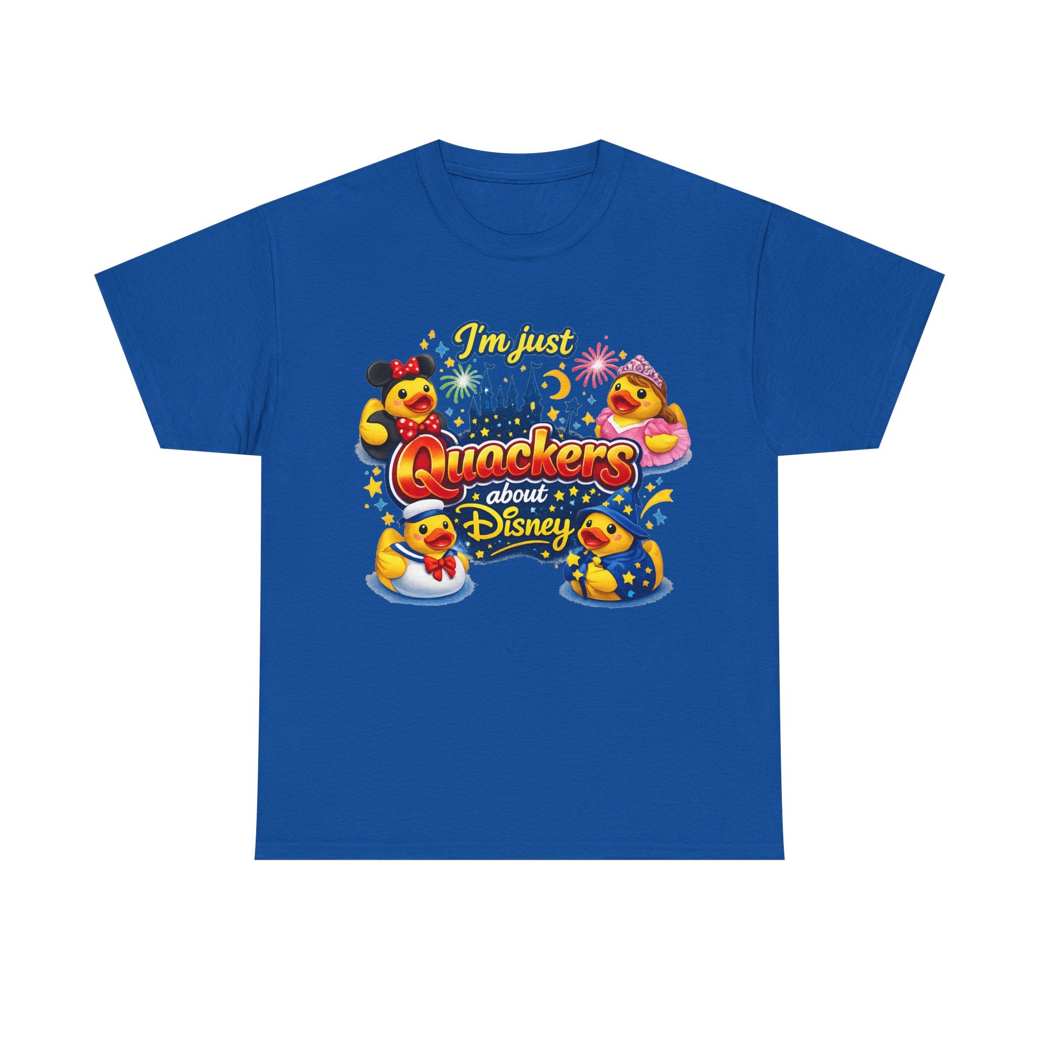 Quackers About Disney Rubber Duck Tee — "I'm Just Quackers About Disney" Graphic T-Shirt