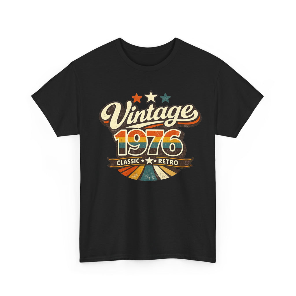 Vintage 1976 Retro Graphic Tee — Classic Birthday or Anniversary Gift