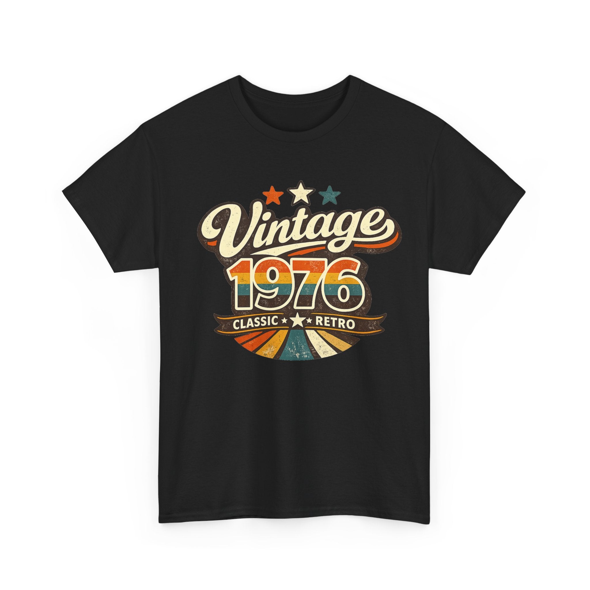 Vintage 1976 Retro Graphic Tee — Classic Birthday or Anniversary Gift