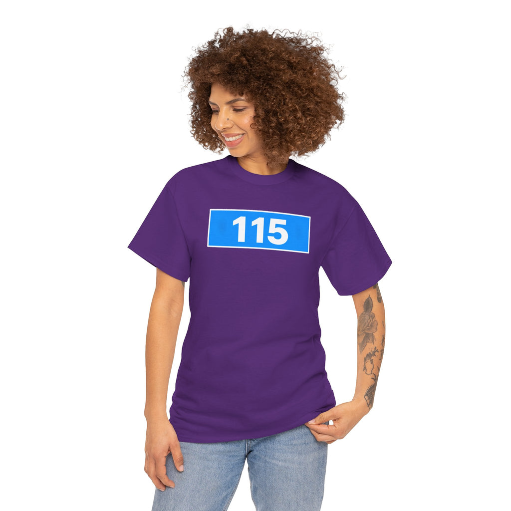 Manchester City 115 Inspired Minimalist Graphic Cotton T-Shirt