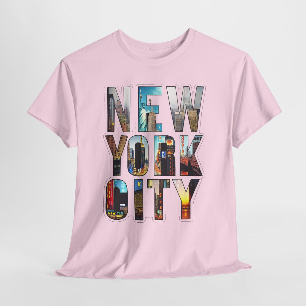 New York City Photo-Block Tee — Vintage Skyline Graphic T-Shirt
