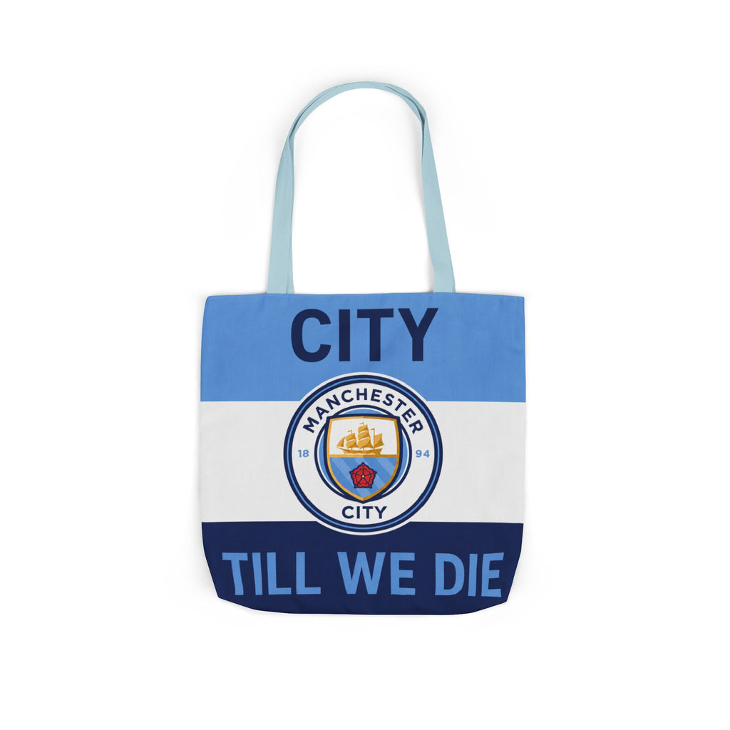 City Till We Die Unofficial Canvas Tote Bag — Manchester Football Fan Bag