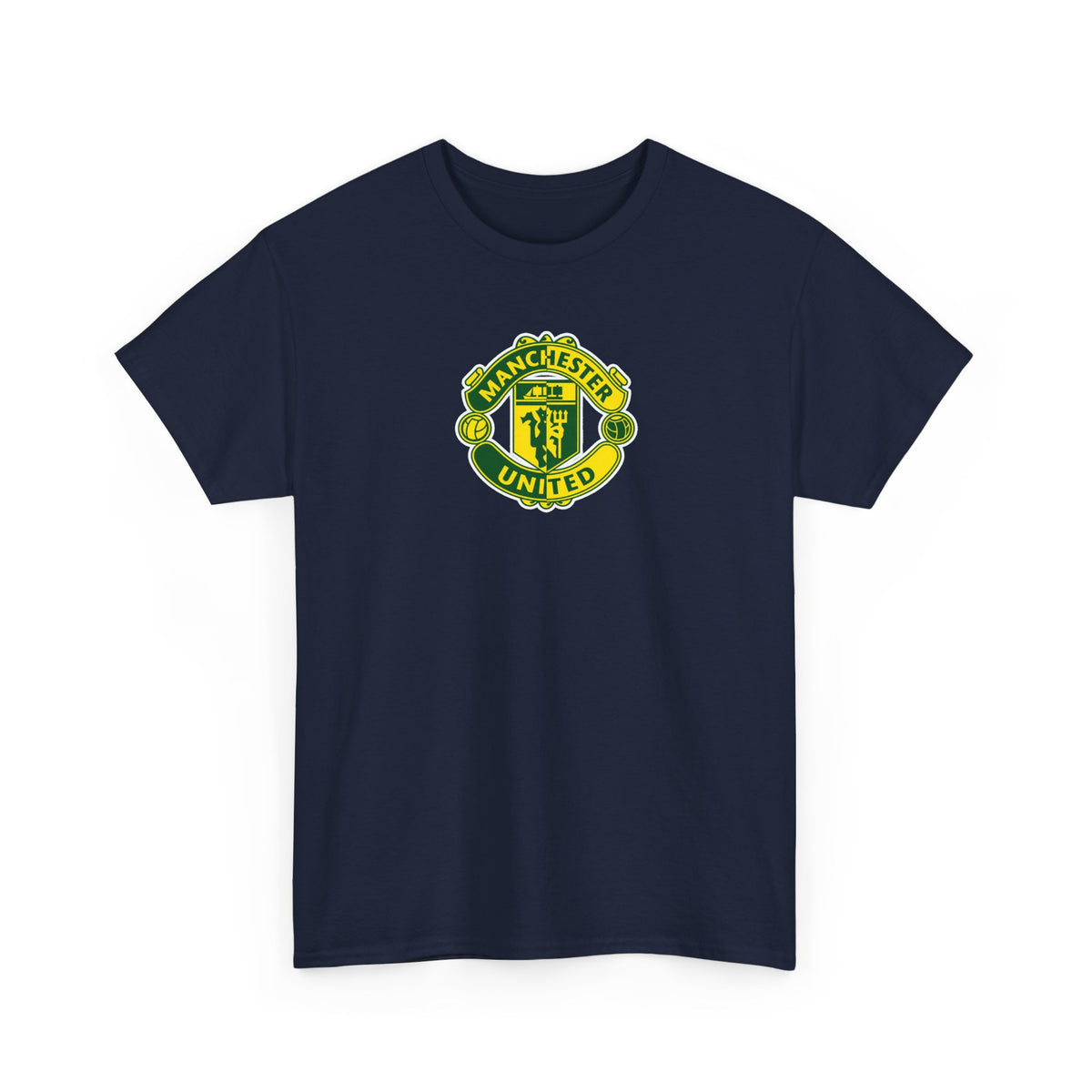 Manchester United Retro Crest Cotton T-Shirt