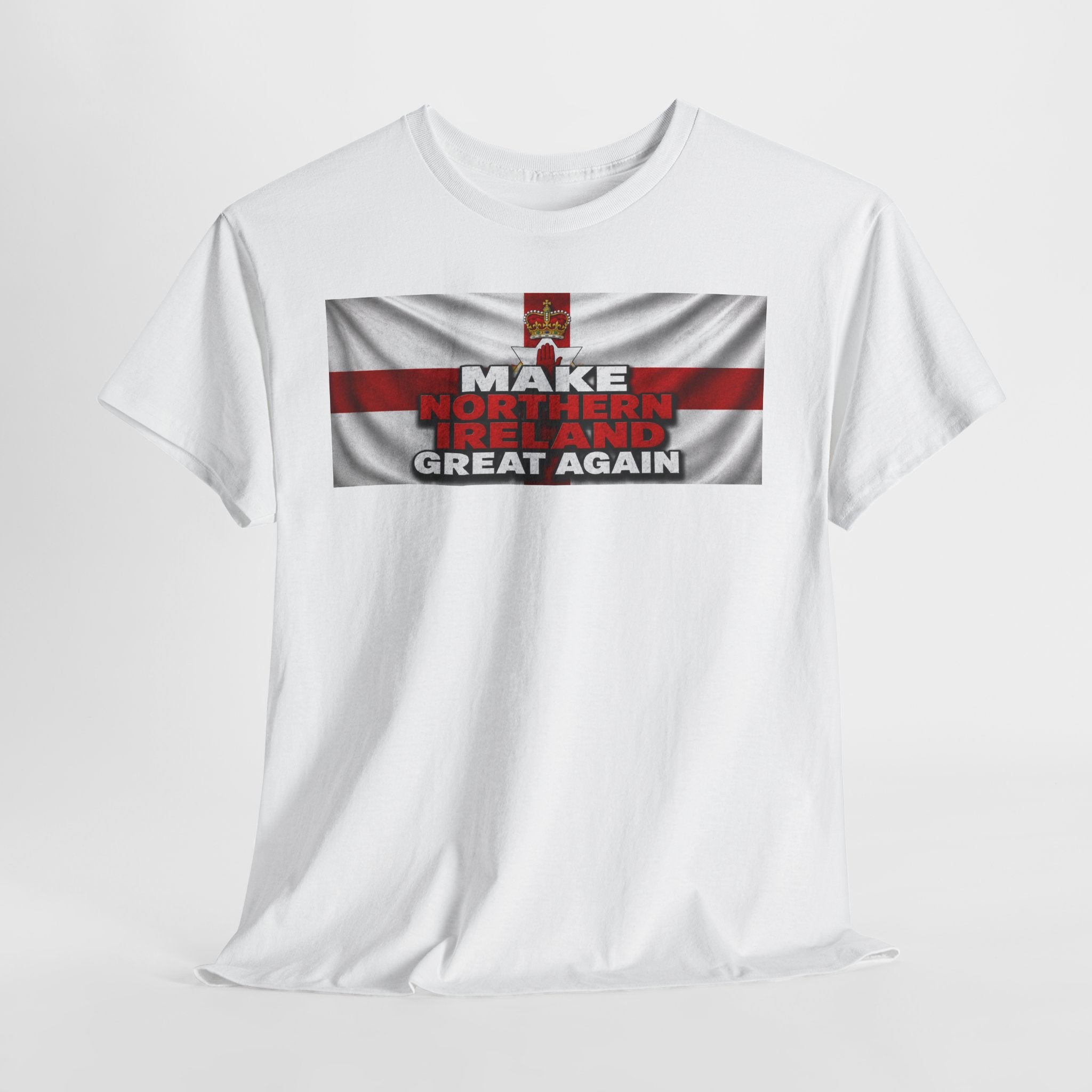 Northern Ireland Collage Tee — "Make Northern Ireland Great Again" Graphic T-Shirt