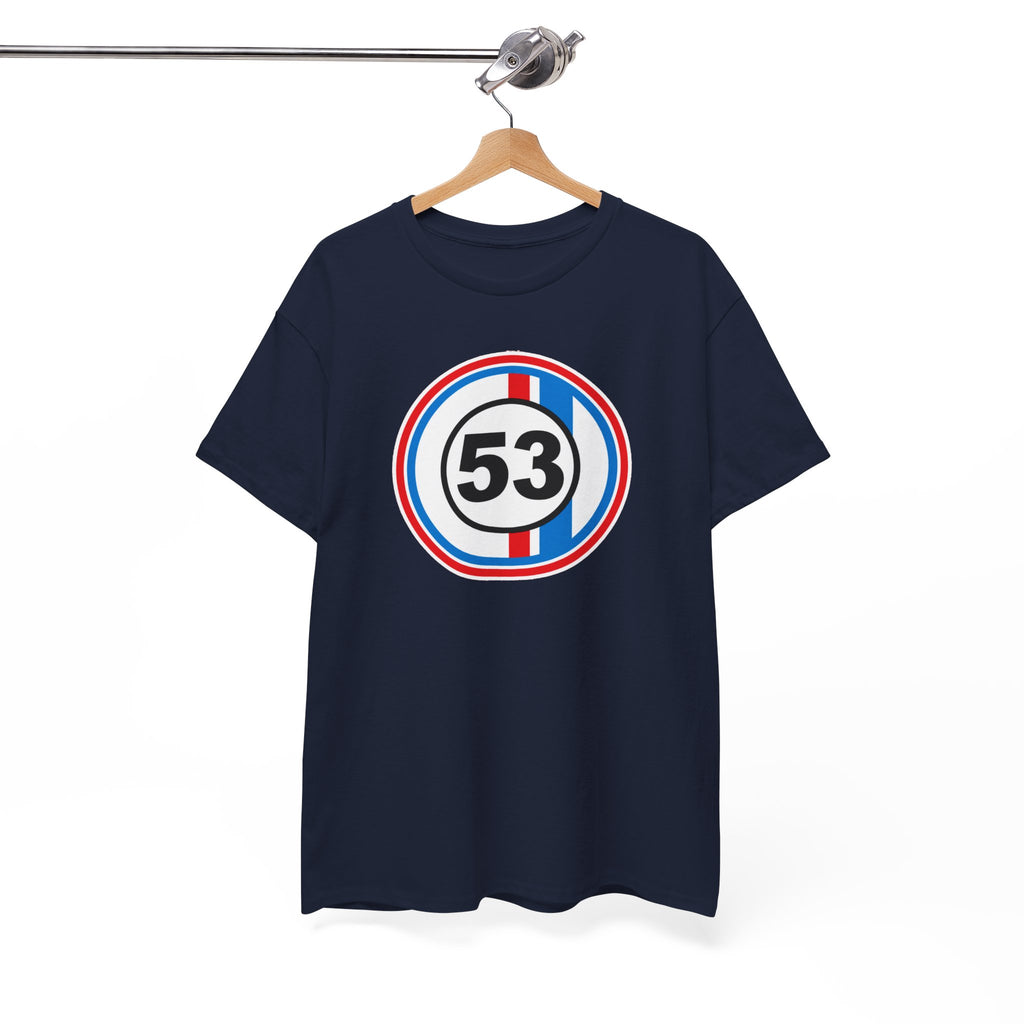 Racing Stripe Number 53 Cotton T-Shirt / Tee