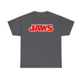 Jaws Logo Tee — Retro Red Movie Graphic T‑Shirt