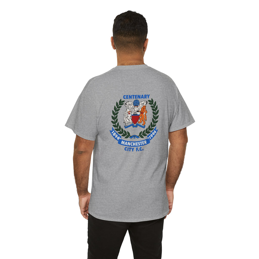 Centenary Manchester City FC Crest Tee — 1894–1994 Commemorative Shirt