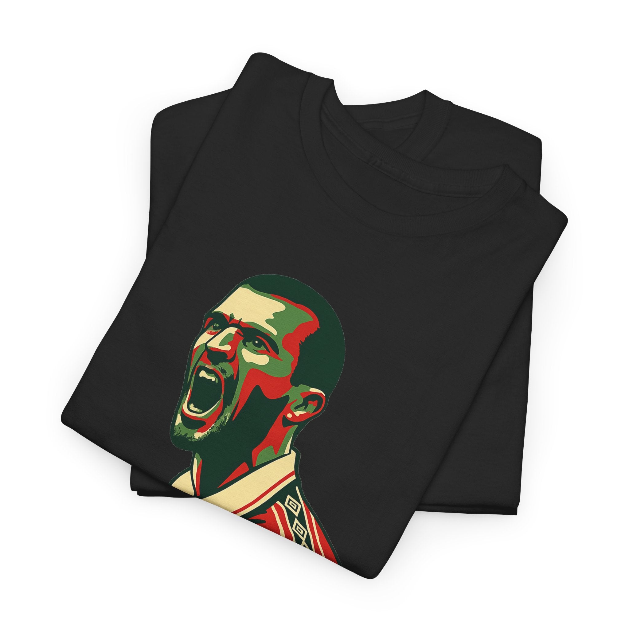 Roy Keane Retro Soccer Tee - Iconic Football Legend Graphic Shirt